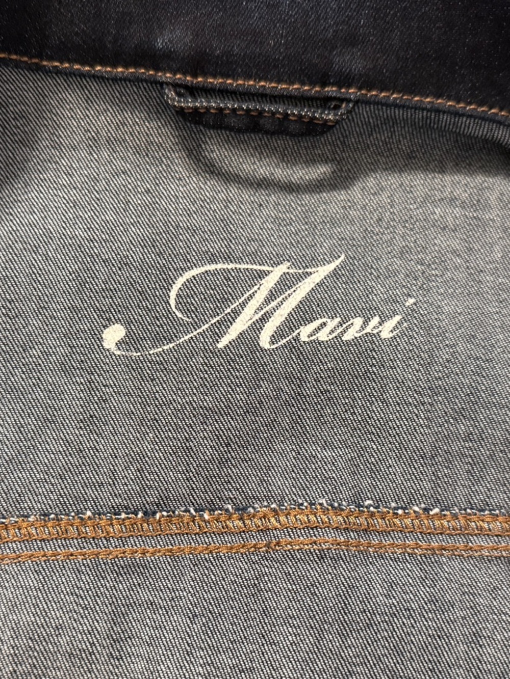 Mavi Dark Blue Denim Jacket - Women's Jean Jacket - Picture 5 of 7